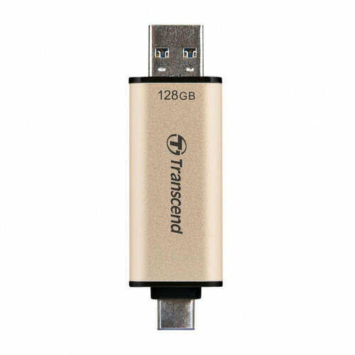 фото Флешка 128gb transcend jetflash 930с usb 3.2 золотистый ts128gjf930c