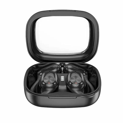 TWS беспроводные наушники спортивная беспроводная гарнитура Borofone BW42 с открытой конструкцией открытым ушным каналом цвет Черный 113700₽
