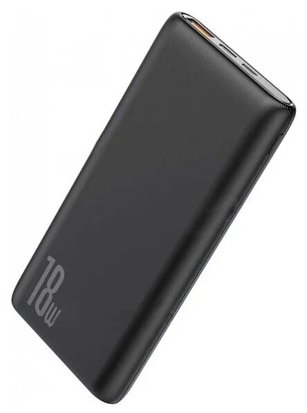 Портативный аккумулятор Baseus Bipow PD+QC Power Bank 10000mAh 18W, черный, упаковка: коробка