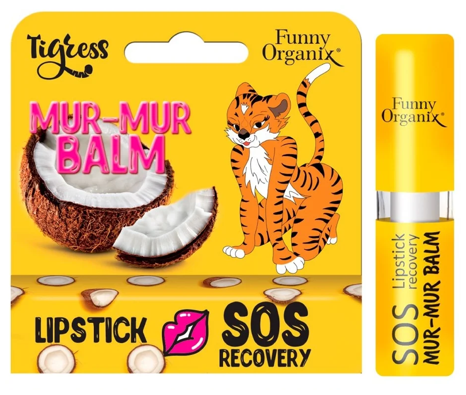 Бальзам для губ Funny Organix SOS RECOVERY, 3,5 г