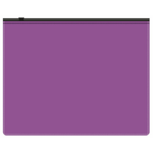 Папка на молнии ZIP Бюрократ -BPM5AVIOBL A5 полипропилен 0.15мм фиолетовый цвет молнии черный папка пенал сумочка zip lock единорог магический a5