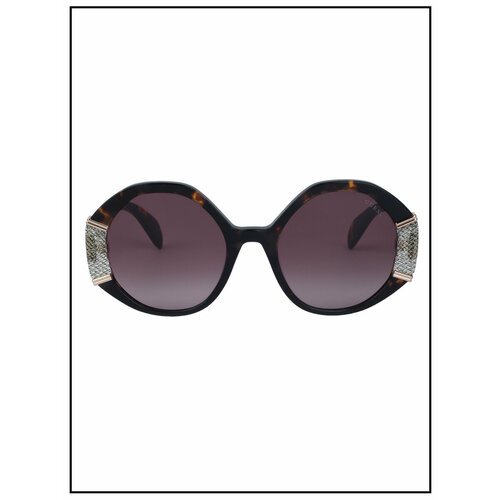фото Солнцезащитные очки guess, шестиугольные, с защитой от уф, градиентные, для женщин, коричневый