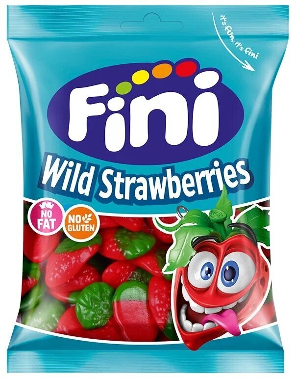 Fini Fraises Sauvages мармелад жевательный Земляника 90 гр