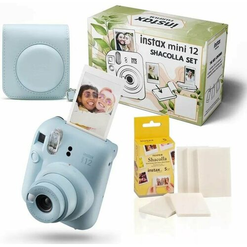 Моментальная фотокамера Fujifilm Instax Mini 12 Shacolla Set Blue 16990₽