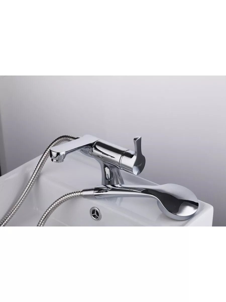 Смеситель для раковины Frap F1252, однорычажный, латунь, хром — фото 1