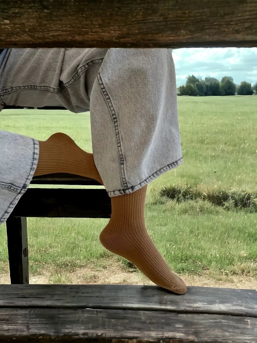 Носки  5 пар в упаковке, размер 40, коричневый — фото 1