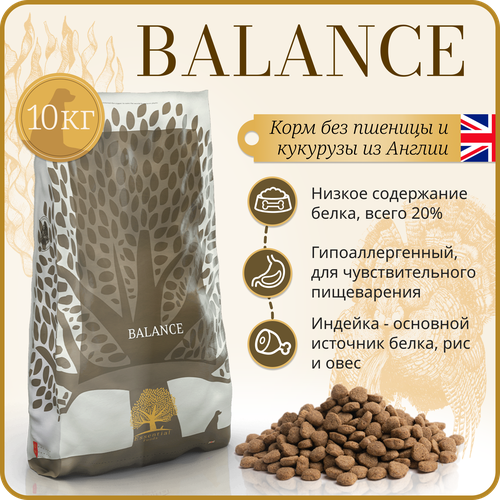 Корм сухой для собак с чувствительным пищеварением и аллергией ESSENTIAL BALANCE 10 кг, Англия