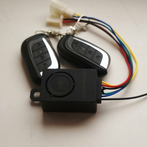 Пятипроводная сигнализация противоугонка для самоката скутера 36-72 вольта 1999₽