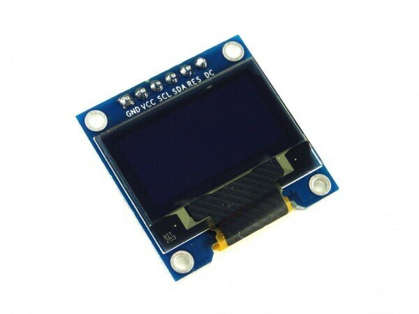 OLED дисплей 0.96" 128x64, SPI синий — фото 1