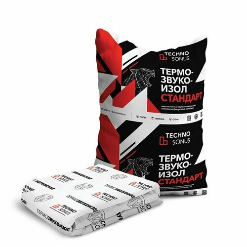 фото Мат для звукоизоляции термозвукоизол стандарт (10м х 1,5м х 15мм) 15м2 техносонус