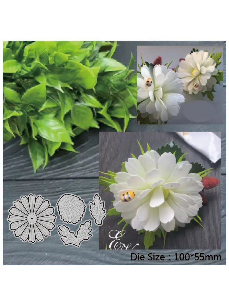 Металлическая многослойная штамп для скрапбукинга Flower