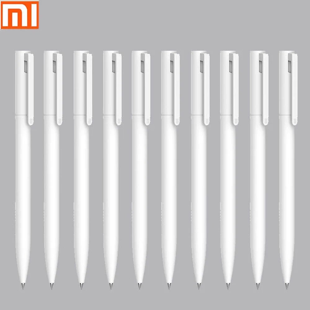 Картинки Шариковая ручка Xiaomi Mijia BUSINESS 0,5 мм Белый, 3 Xiaomi Gel Pen