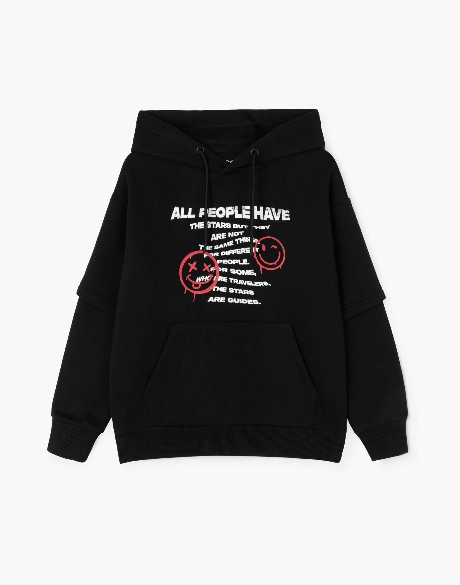 Худи Gloria Jeans, размер 10-12л/146-152, черный — фото 1