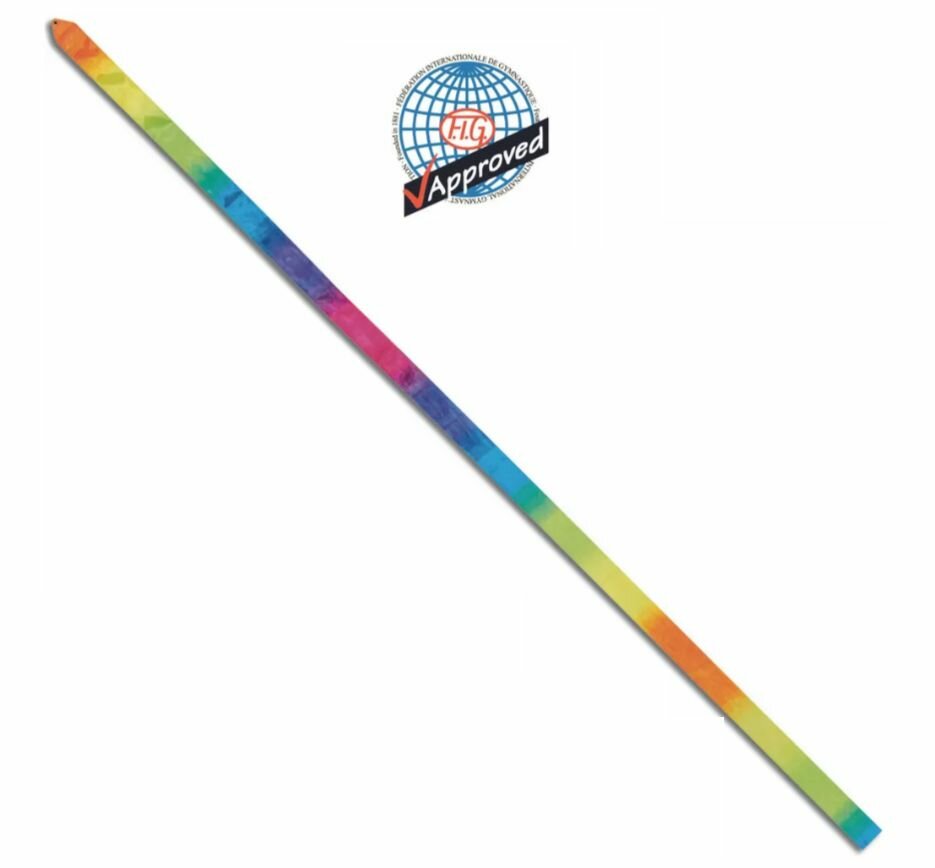 Лента для художественной гимнастики Chacott Gradation Ribbon 6м 762 Canary