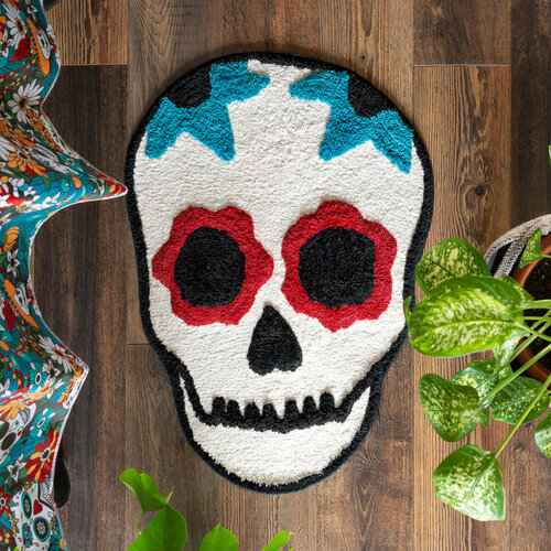 фото Коврик для ванной 60х80 см los muertos moroshka