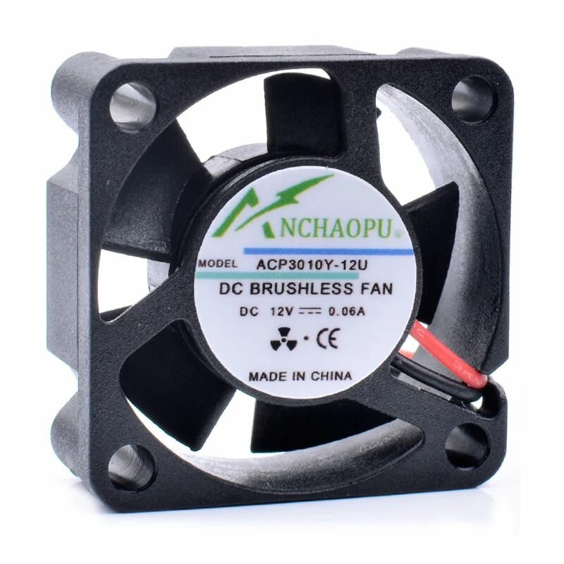 ACP3010Y-12U 30 мм 3010 30x30x10 мм 12 В 006 А микровентилятор охлаждения маршрутизатора