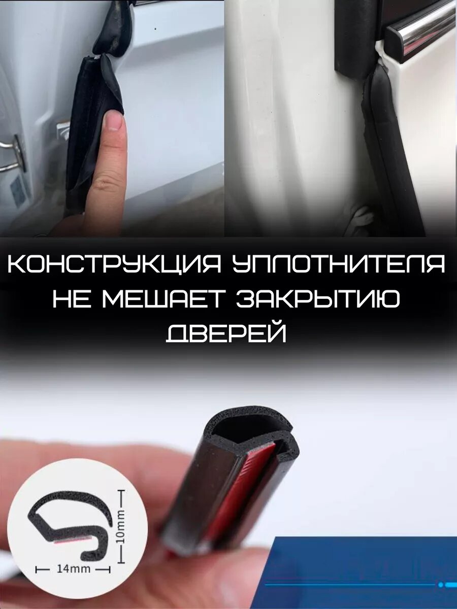 Уплотнитель на двери автомобиля РКИ — фото 1