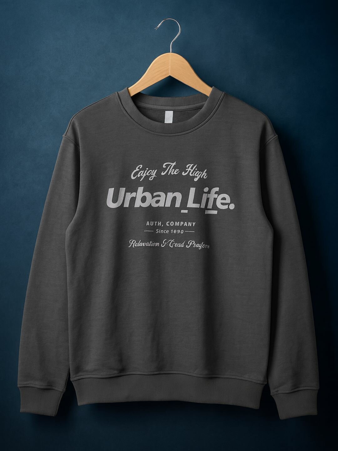 Свитшот DNZ, размер 146, антрацитовый — фото 1