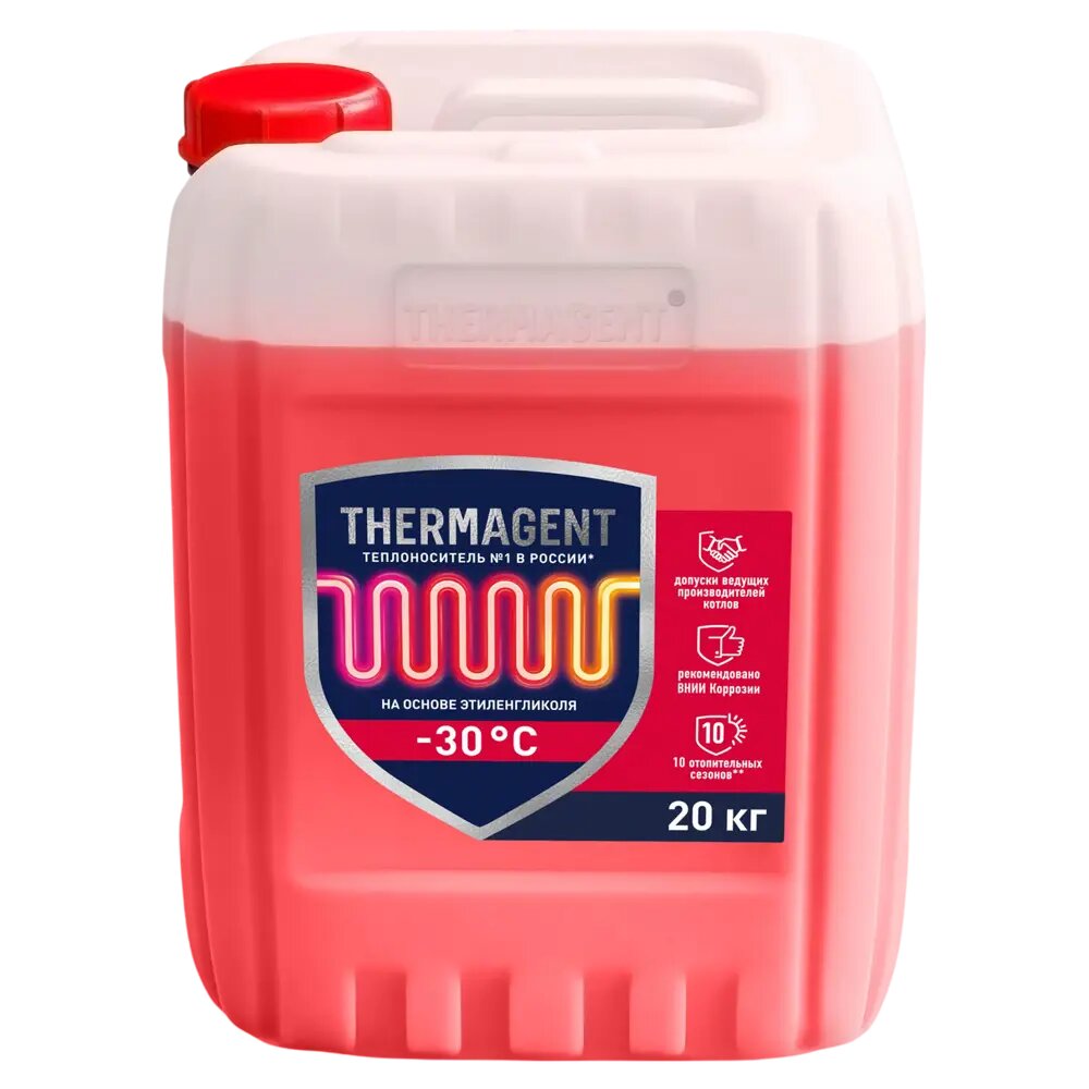 Теплоноситель Thermagent -910236 этиленгликоль -30 °C 20 литров