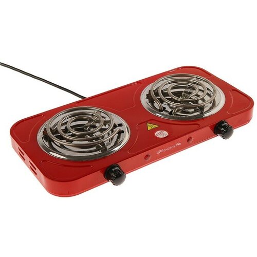 Плитка электрическая ENERGY EN-904R 2000 Вт 2 конфорки красная 478000₽
