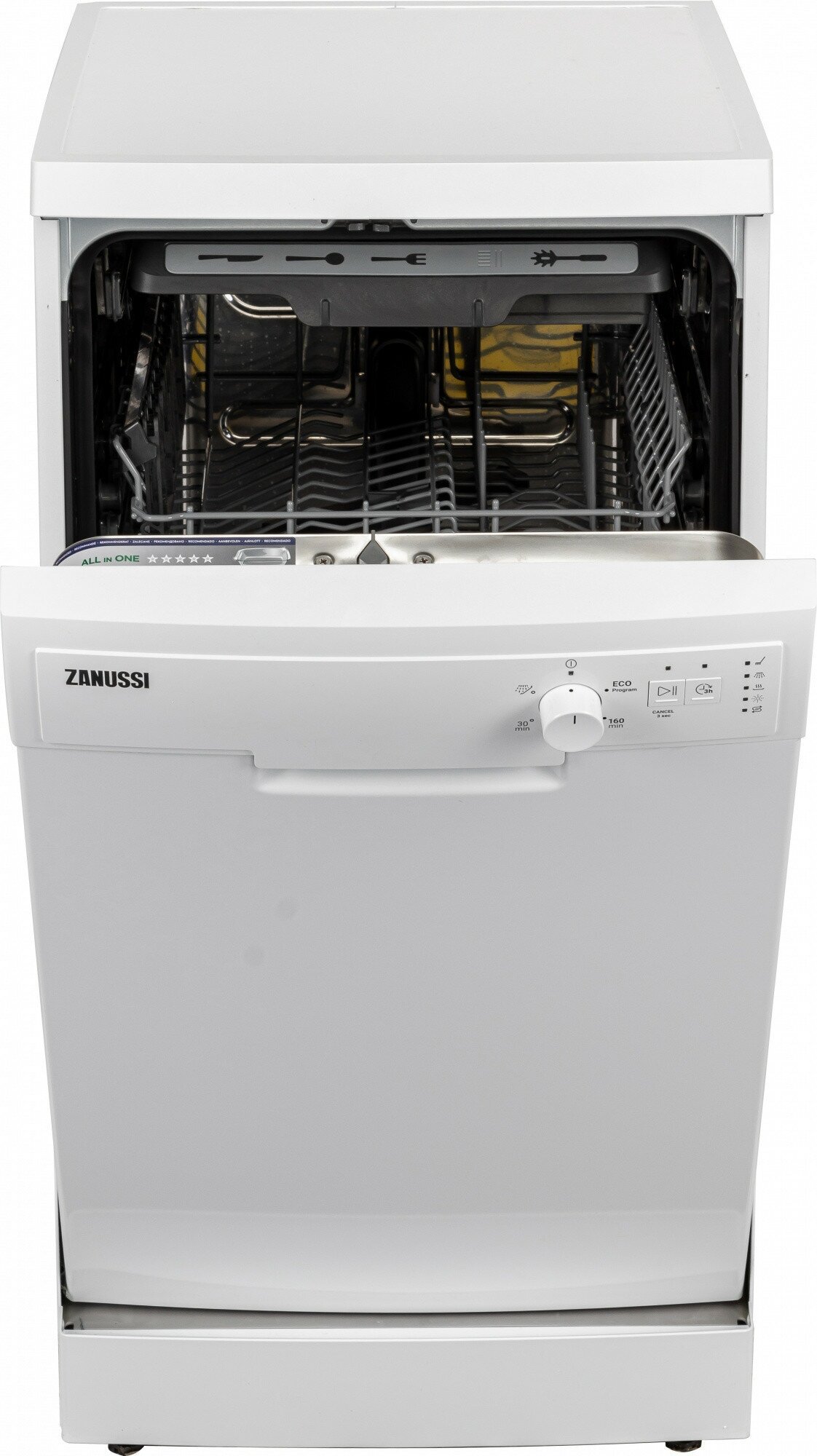 Посудомоечная машина Zanussi ZSFN131W1 белый (узкая) - фотография № 4