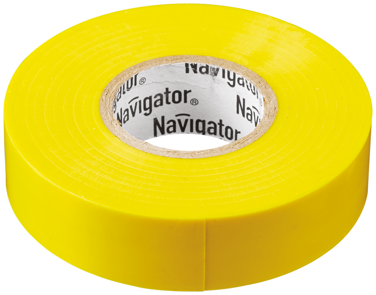 Изолента Navigator NIT-B15-10/Y желтая 71231 - фотография № 4