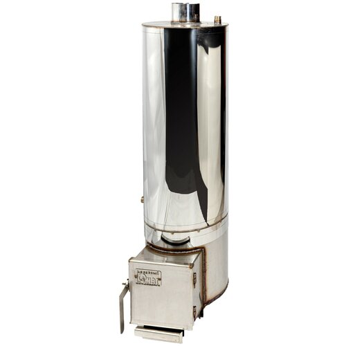 Водонагреватель для бассейна и купели на дровах из нержавеющей стали 15 мм - 2 мм толщиной 2385000₽