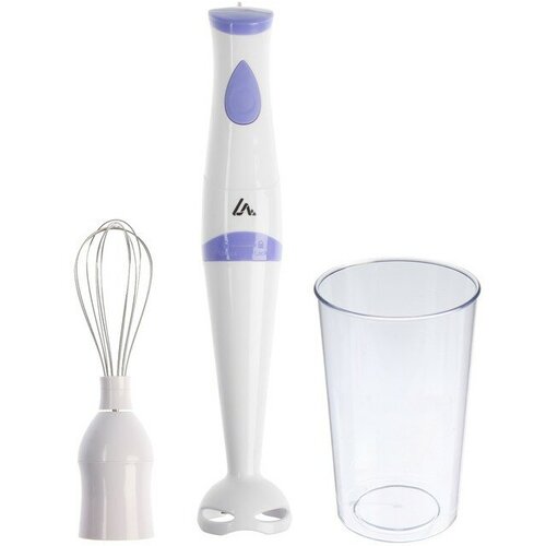 Блендер Luazon LBR-24 погружной 250 Вт 06 л 1 скорость бело-фиолетовый 160000₽