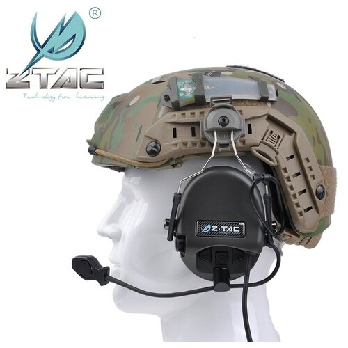 Тактические активные наушники Ztac с адаптером под шлем 1200000₽