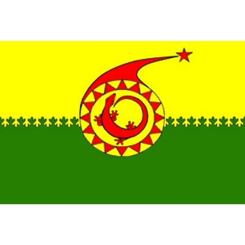 Флаг Восточного (Кировская область). Размер 135x90 см.