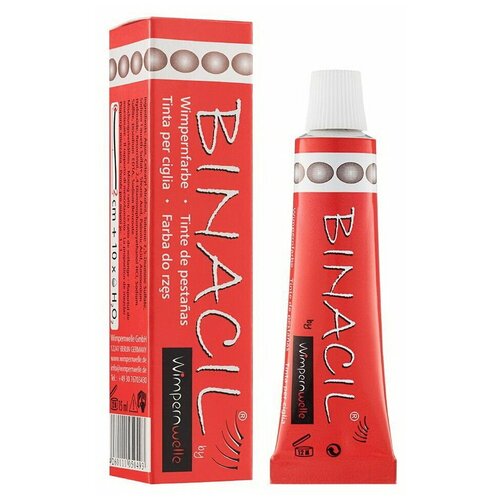 Краска для бровей и ресниц Светло-коричневая BINACIL, 15 мл