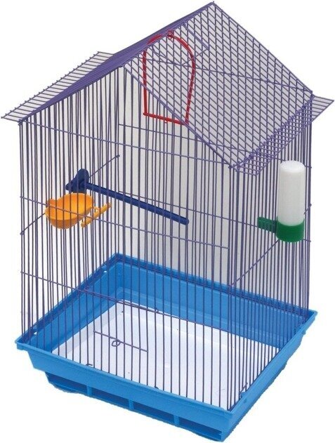 Клетка Зоомарк комплект для птиц (55 х 28 х 35 см) 430, цвет микс