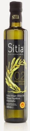 Изображение товара Масло оливковое Sitia Extra Virgin P.D.O. 0,2% 0,5 л