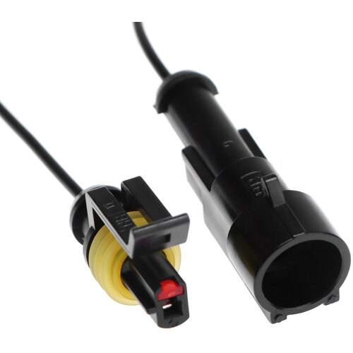 Разъем автомобильный герметичный штекер-гнездо DJ7011-15-1121 1 контакт набор 2 шт 323₽