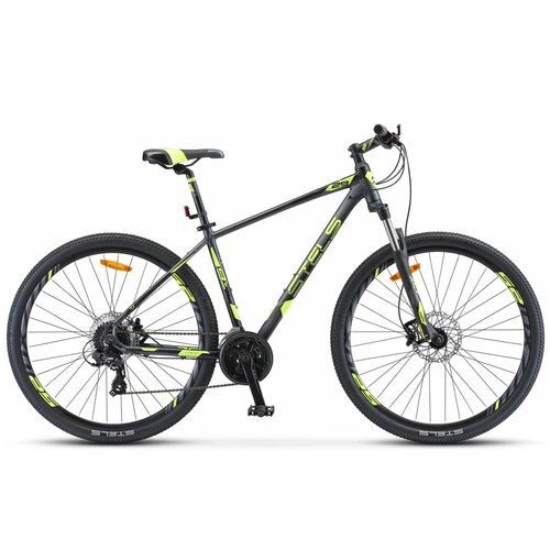 Горный MTB велосипед STELS Navigator 930 D 29 V010 рама 185 цвет Антрацитовыйчёрныйлайм 3635000₽