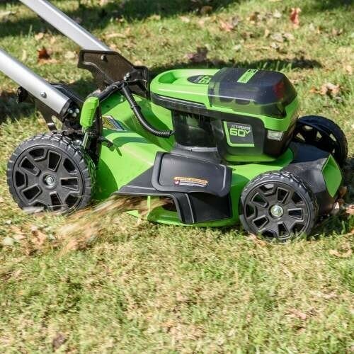 Аккумуляторная газонокосилка Greenworks GD60LM51SP (без акк, без з/у) - фото №7