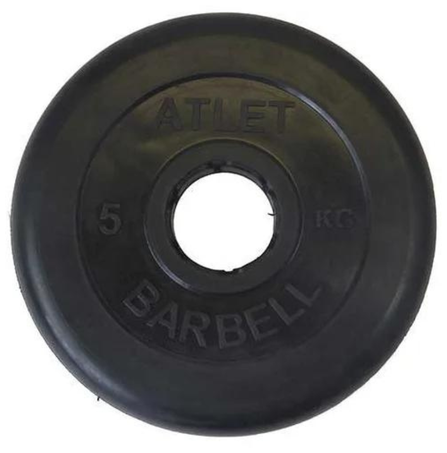 Диск MB Barbell MB-AtletB50-5 черный