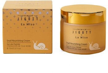 Premium Jigott&La Miso Питательный крем с муцином улитки 70 мл