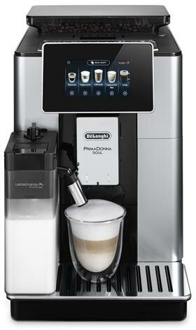 Кофемашина De'Longhi PrimaDonna SOUL ECAM610.55. SB, металлик/черный