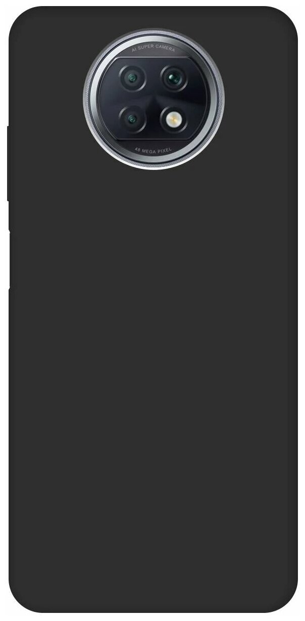 Чехол матовый для Redmi Note 9T, черный