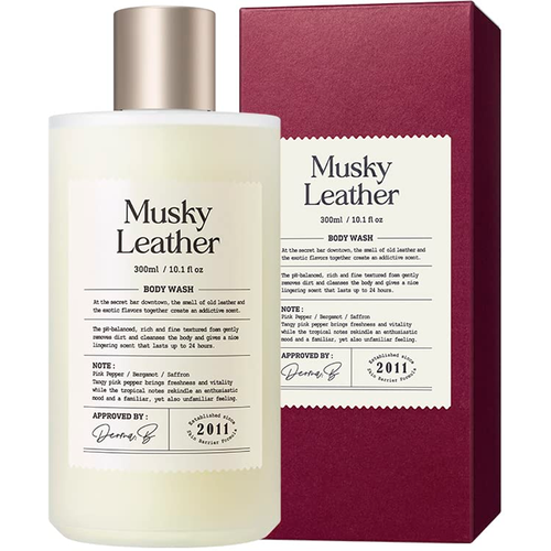 Гель Derma:B Гель для душа с пряным тропическим ароматом / Narrative Body Wash Musky Leather 300 мл