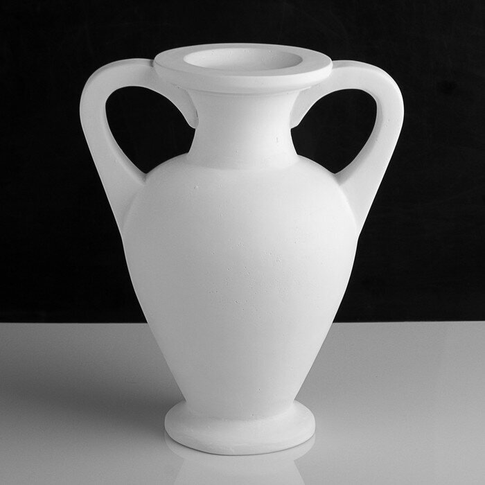 Гипсовая фигура ваза: амфора, 34 х 28,5 х 21 см - фотография № 1
