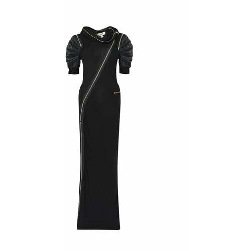 фото Платье jean paul gaultier, вискоза, размер 46, черный