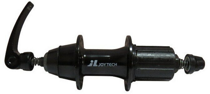 Втулка задняя JoyTech F362TSE-11S-24, на 24 спицы, 130OLD, черная алюминиевая с эксцентриком черная