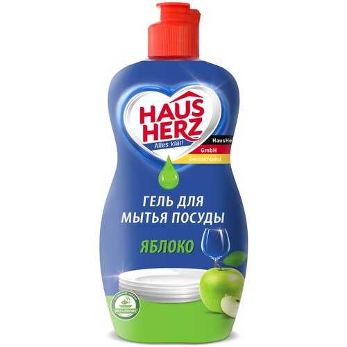 Средство для мытья посуды Haus Herz Яблоко 450 мл