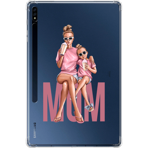 Противоударный силиконовый чехол для планшета Samsung Galaxy Tab S7 Plus/S8 Plus 12.4 Lovely mom противоударный силиконовый чехол для планшета samsung galaxy tab s7 plus s8 plus 12 4 lovely mom
