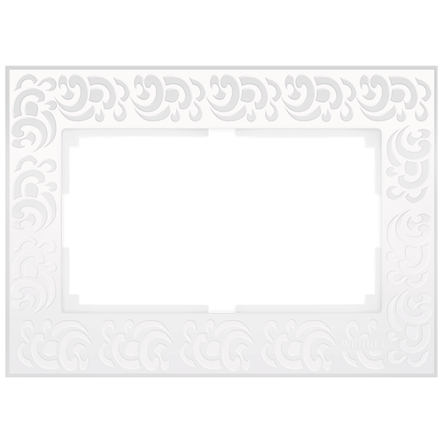 Рамка 1п Werkel WL05-Frame-01-DBL Werkel werkel flock wl05 frame 04 white белый рамка на 4 поста