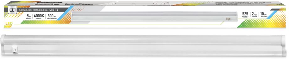 Мебельный светодиодный светильник IN HOME 5Вт IP40 4000К 300мм СПБ-Т5