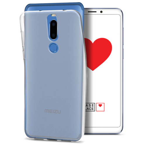 фото Чехол-накладка case place силиконовый для meizu m8 (73150) прозрачный