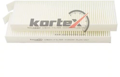 Фильтр салонный CITROEN C4 PICASSO/BERLINGO/PEUGEOT PARTNER/3008/5008 08- (к-т 2шт) Kortex KC0109